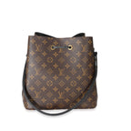 Louis Vuitton Louis Vuitton Monogram Canvas Black Leather NéoNoé MM