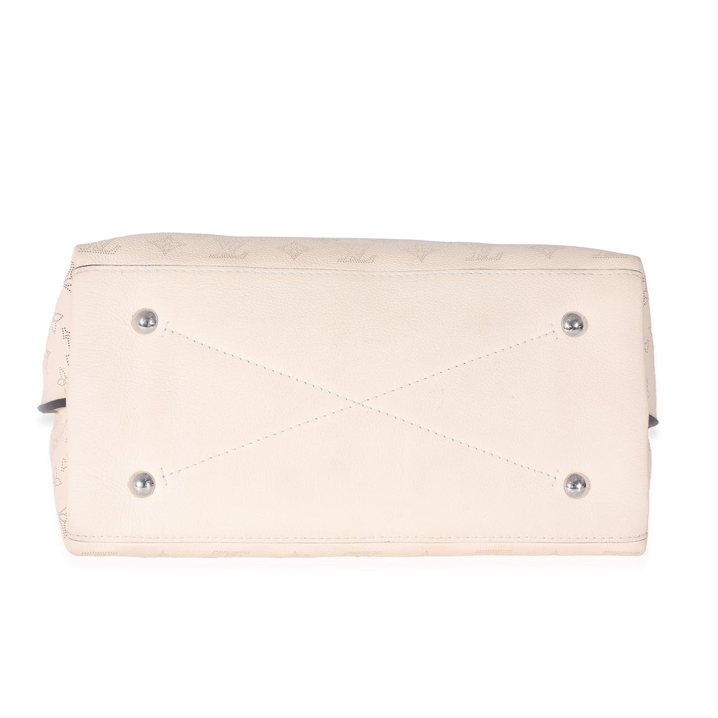 Louis Vuitton Louis Vuitton Cream Mahina Carmel Hobo