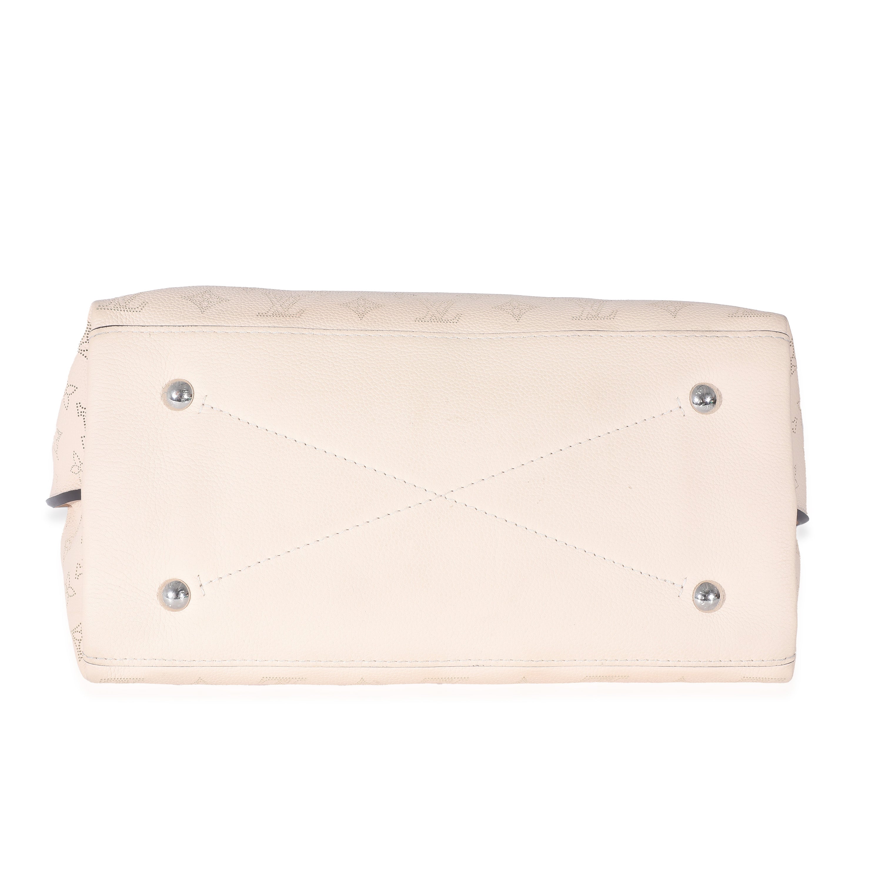 Louis Vuitton Louis Vuitton Cream Mahina Carmel Hobo