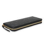 Louis Vuitton Louis Vuitton Black Monogram Empreinte Clemence Wallet
