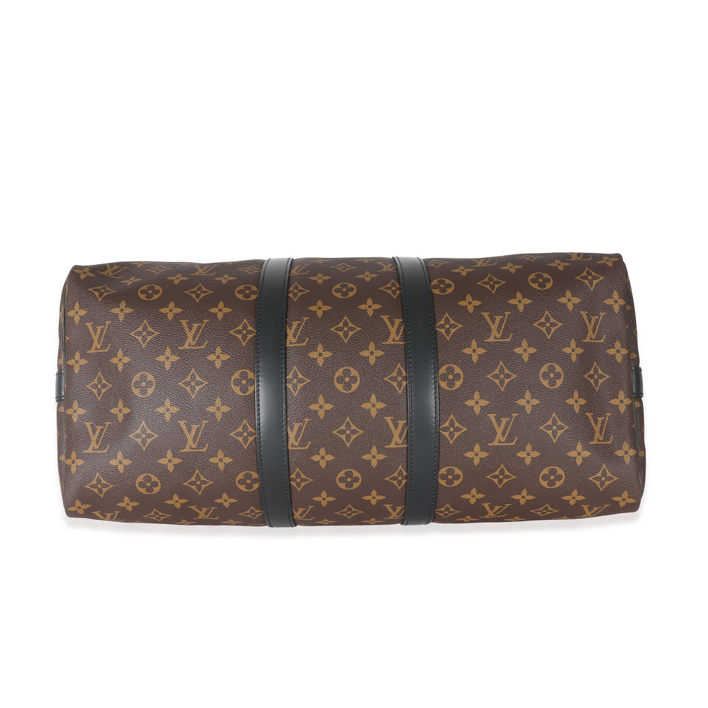 Louis Vuitton Louis Vuitton Monogram Macassar Canvas Keepall Bandoulière 45