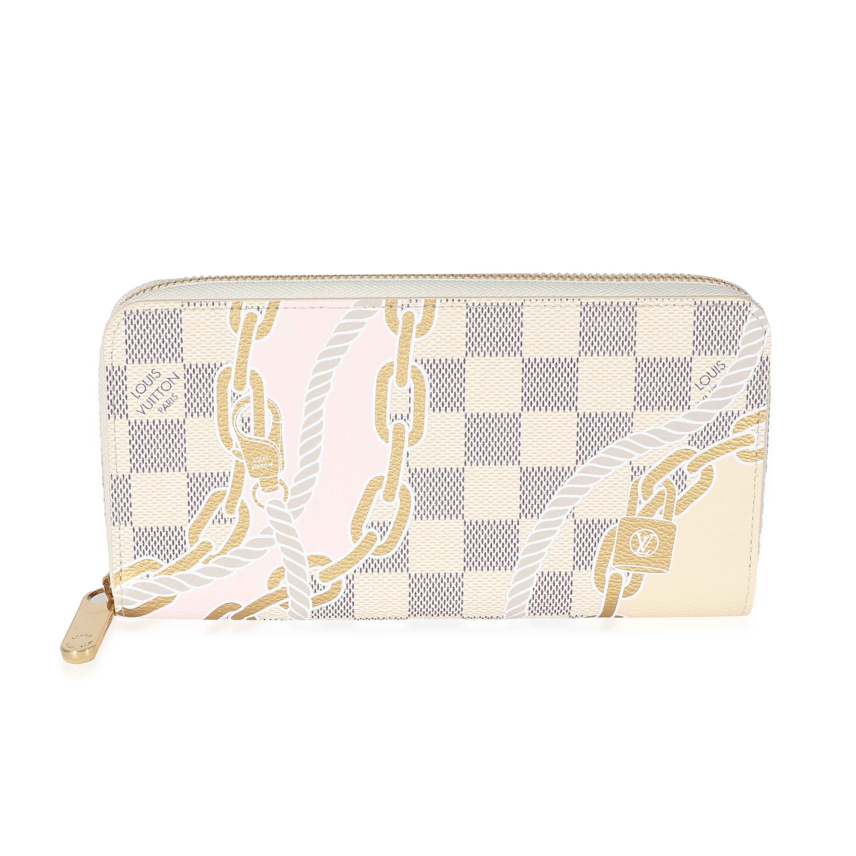Louis Vuitton Louis Vuitton Damier Azur Canvas Nautical Zippy Wallet
