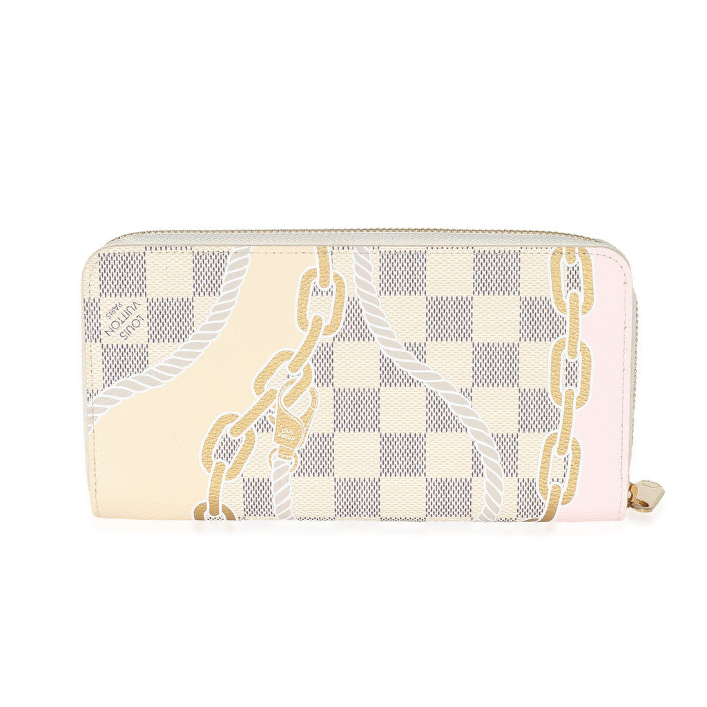 Louis Vuitton Louis Vuitton Damier Azur Canvas Nautical Zippy Wallet