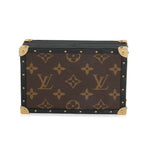 Louis Vuitton Louis Vuitton Black Leather & Monogram Canvas Jewelry Box