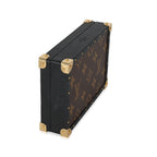 Louis Vuitton Louis Vuitton Black Leather & Monogram Canvas Jewelry Box