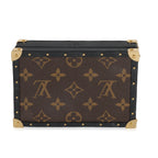 Louis Vuitton Louis Vuitton Black Leather & Monogram Canvas Jewelry Box
