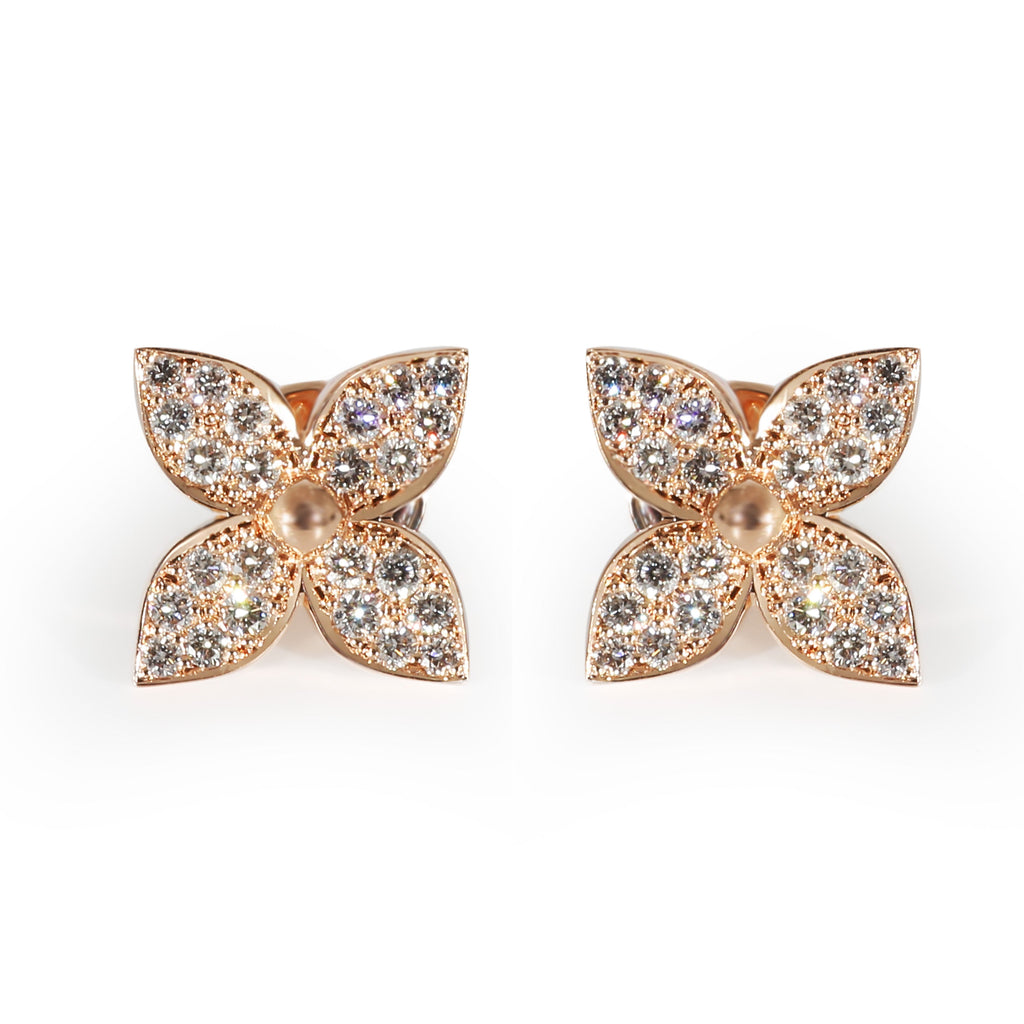 Louis Vuitton Louis Vuitton Star Blossom Earrings in 18K Rose Gold 0.4 CTW
