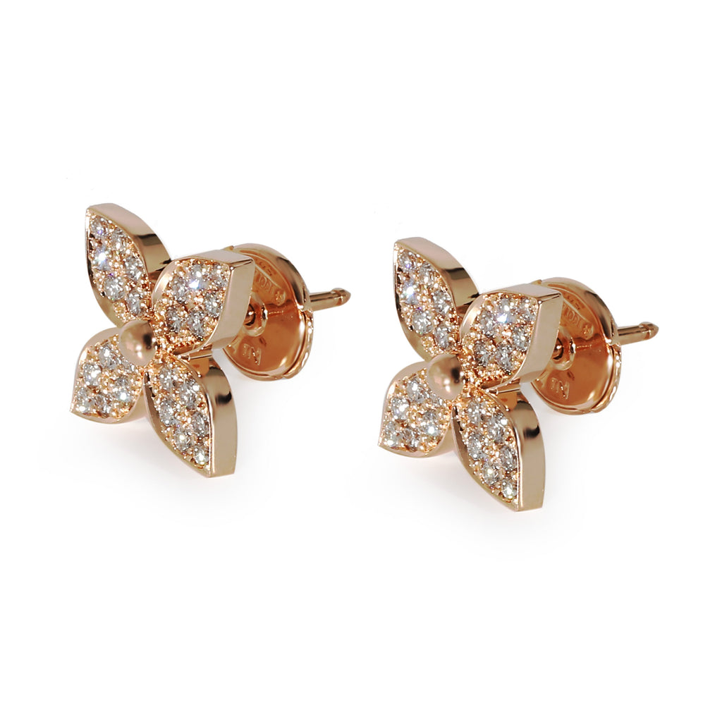 Louis Vuitton Louis Vuitton Star Blossom Earrings in 18K Rose Gold 0.4 CTW