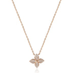 Louis Vuitton Louis Vuitton Idylle Blossom Necklace in 18K Rose Gold 0.2 CTW