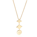 Louis Vuitton Louis Vuitton Color Blossom Necklace in 18K Yellow Gold 0.02 CTW