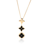 Louis Vuitton Louis Vuitton Color Blossom Necklace in 18K Yellow Gold 0.02 CTW