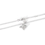 Louis Vuitton Louis Vuitton Idylle Blossom Necklace in 18k White Gold 0.2 CTW