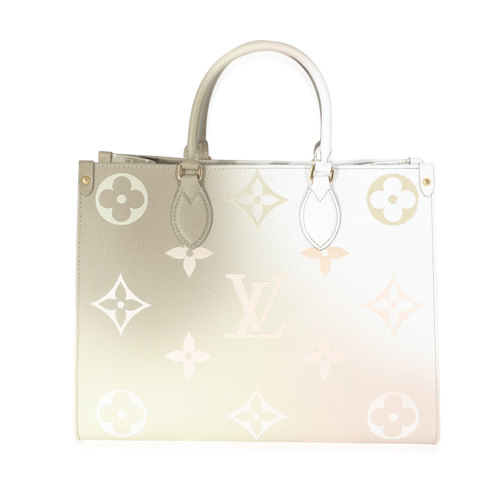 Louis Vuitton Louis Vuitton Monogram Sunset Khaki Canvas Onthego MM
