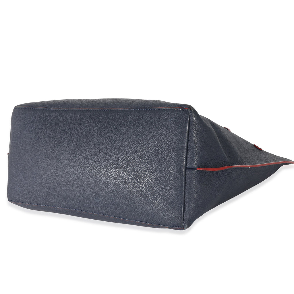 Louis Vuitton Marine Rouge Taurillon Lockme Cabas Tote
