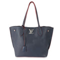 Louis Vuitton Marine Rouge Taurillon Lockme Cabas Tote