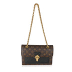 Louis Vuitton Louis Vuitton Black Taurillon Monogram Canvas Victoire Chain Bag