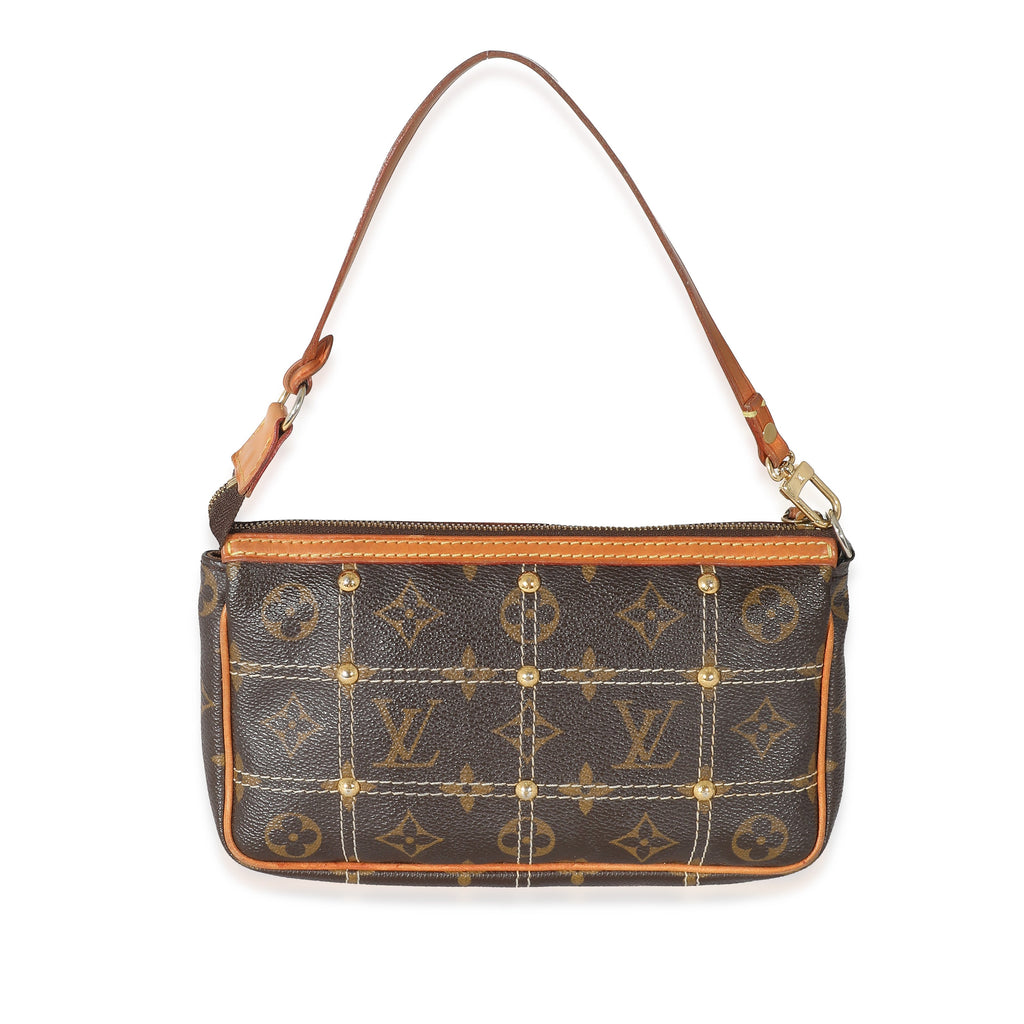 Louis Vuitton Louis Vuitton Monogram Canvas Riveting Pochette