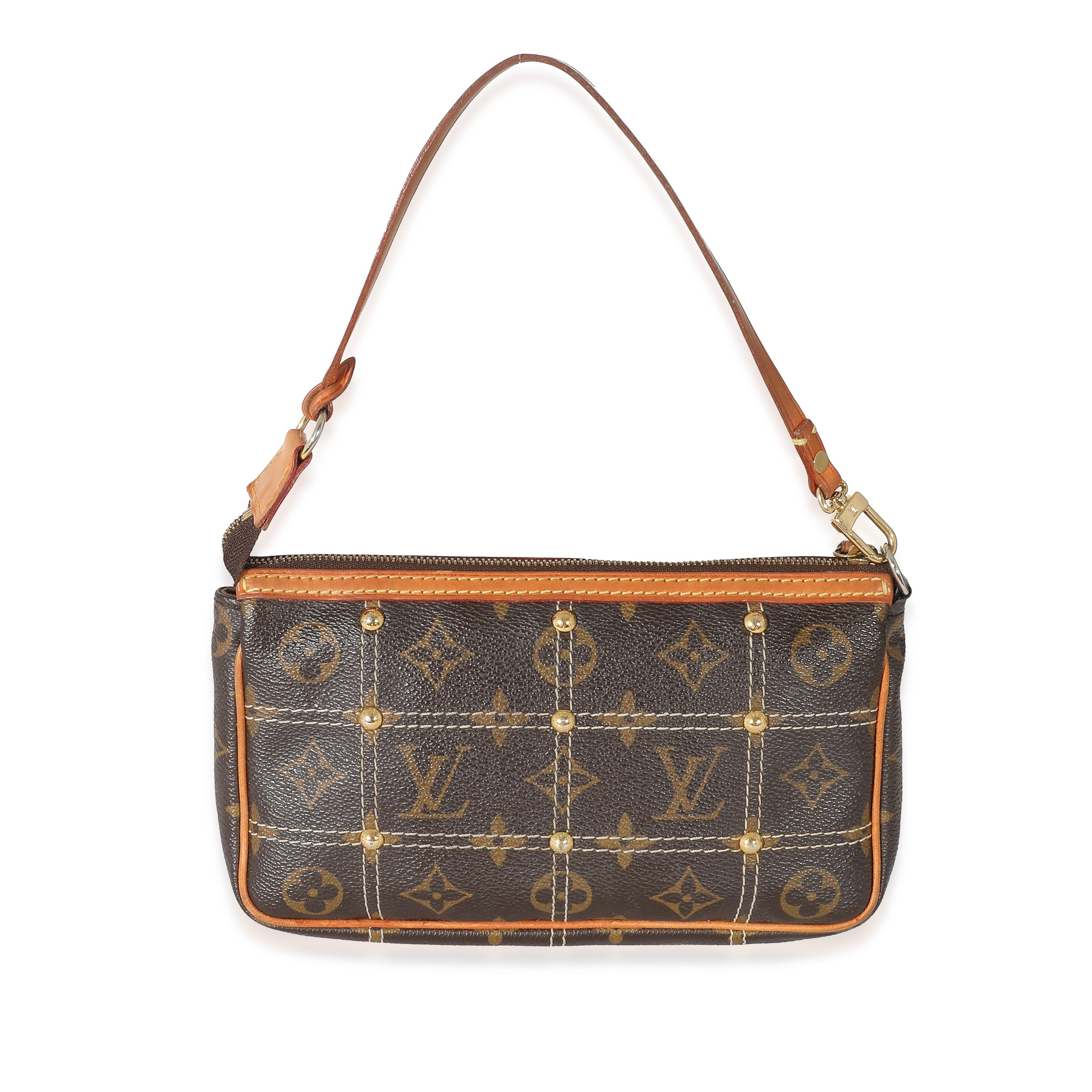 Louis Vuitton Louis Vuitton Monogram Canvas Riveting Pochette