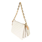 Louis Vuitton Louis Vuitton Cream Puffy Lambskin Monogram Coussin PM