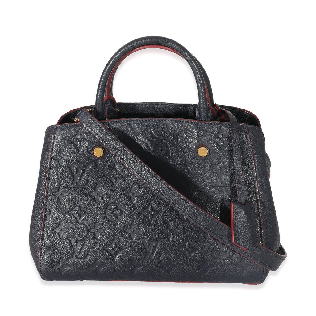 Louis Vuitton Louis Vuitton Marine Rouge Monogram Empreinte Montaigne BB