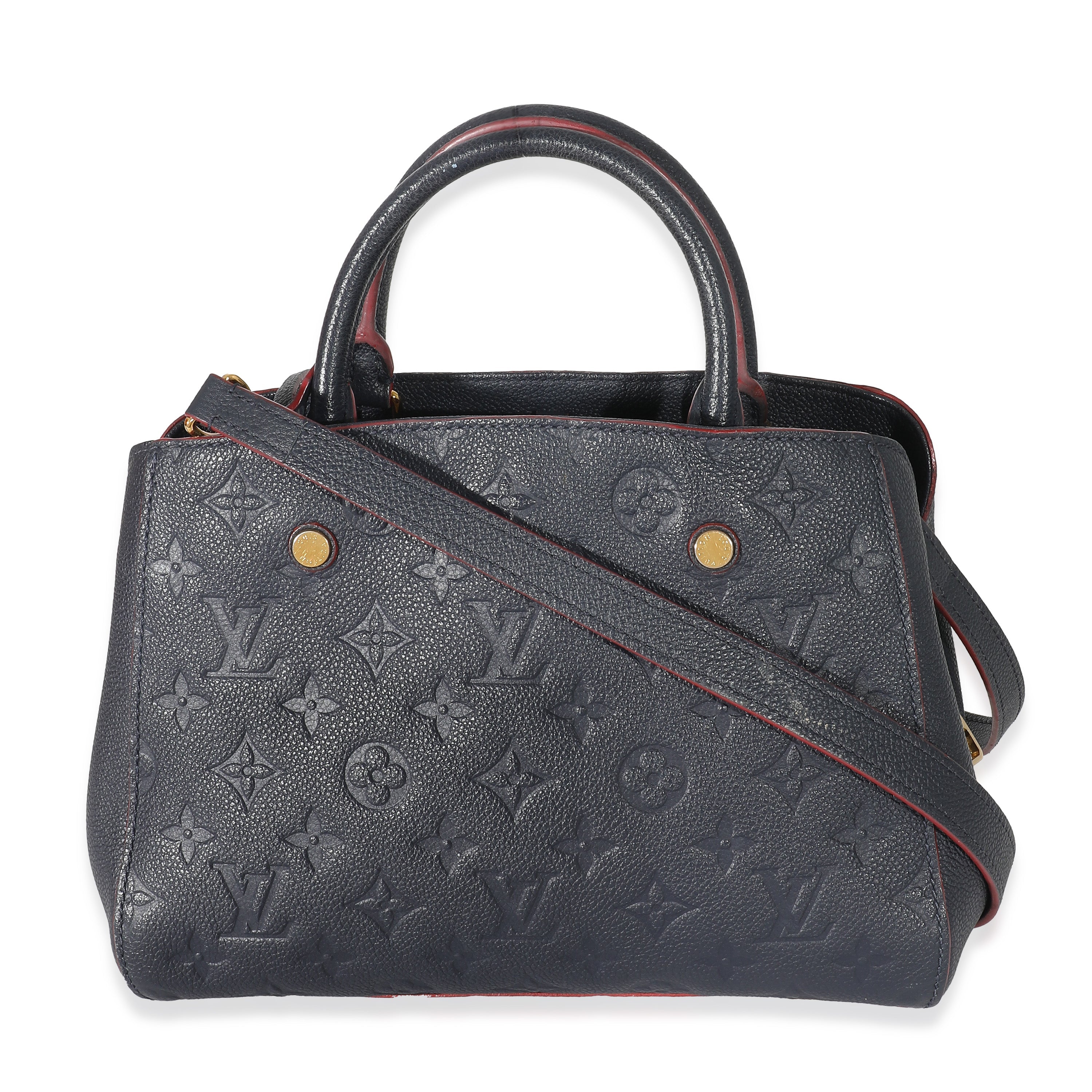Louis Vuitton Louis Vuitton Marine Rouge Monogram Empreinte Montaigne BB