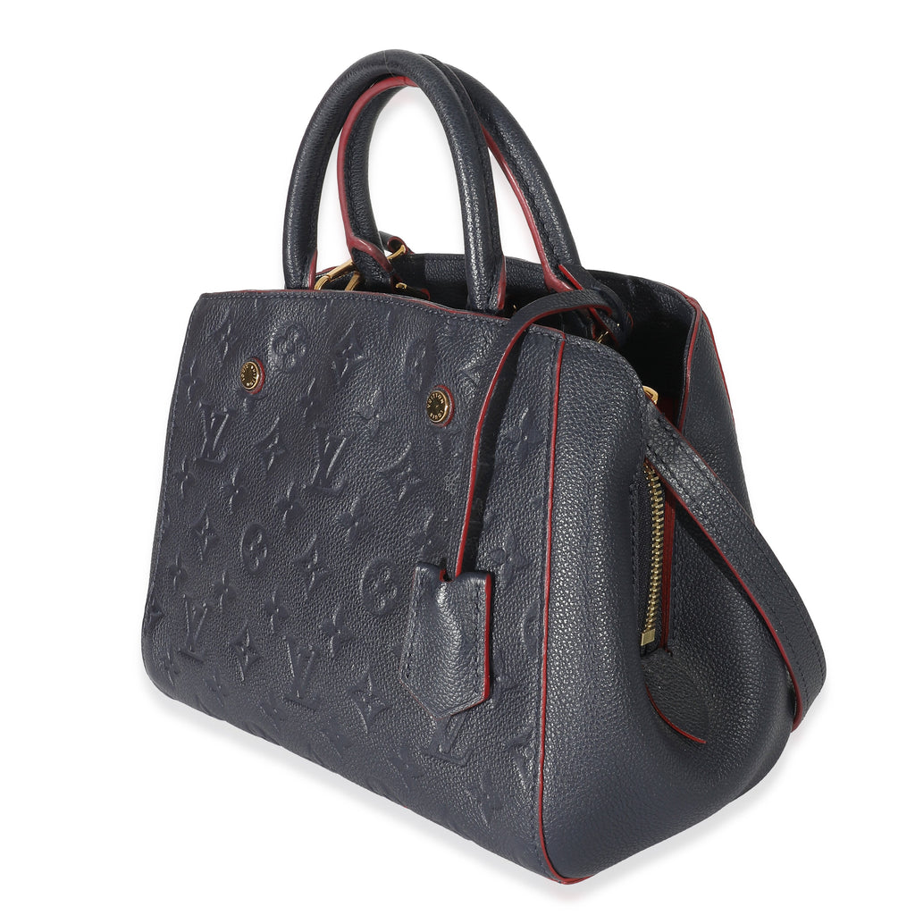 Louis Vuitton Louis Vuitton Marine Rouge Monogram Empreinte Montaigne BB