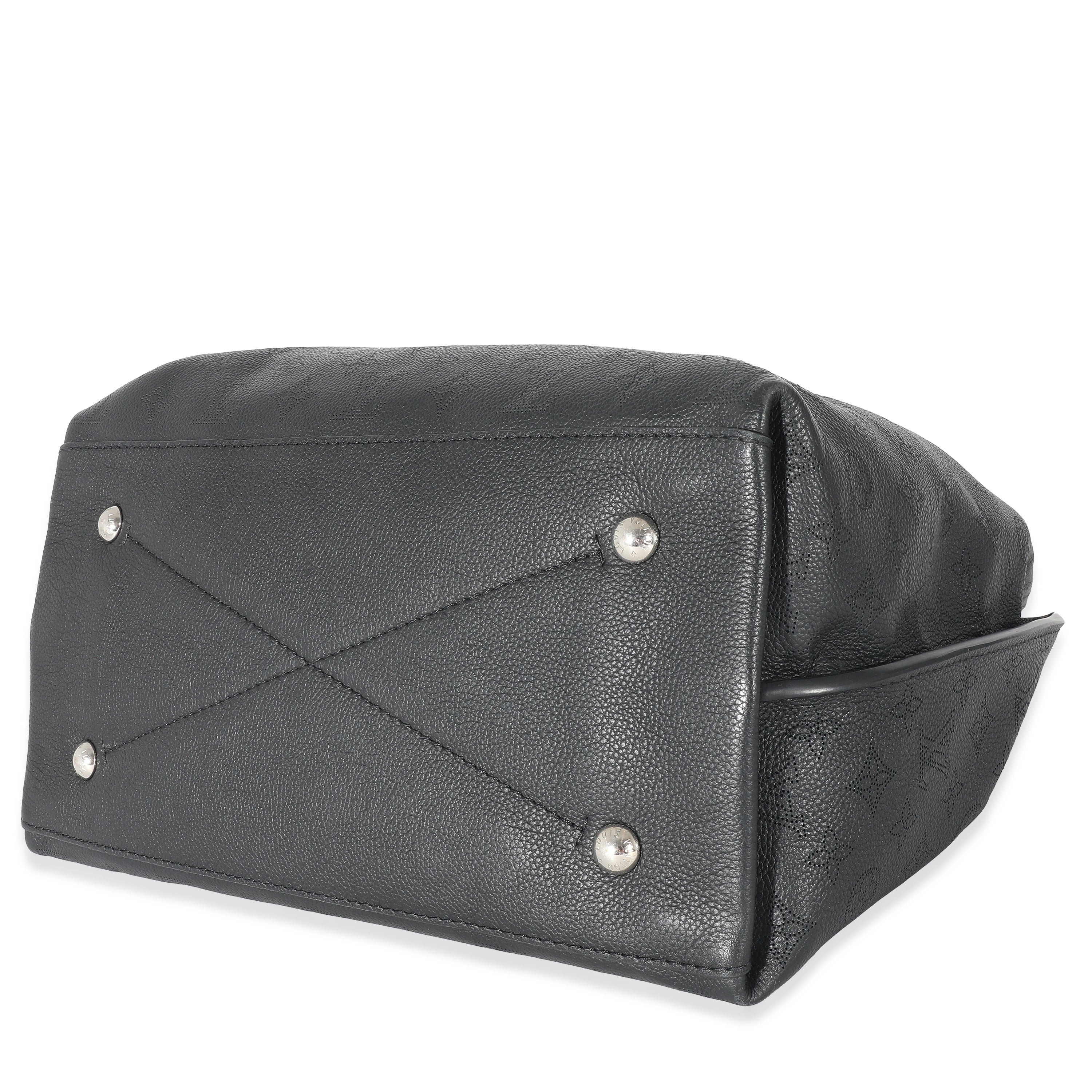 Louis Vuitton Louis Vuitton Black Monogram Mahina Carmel Hobo