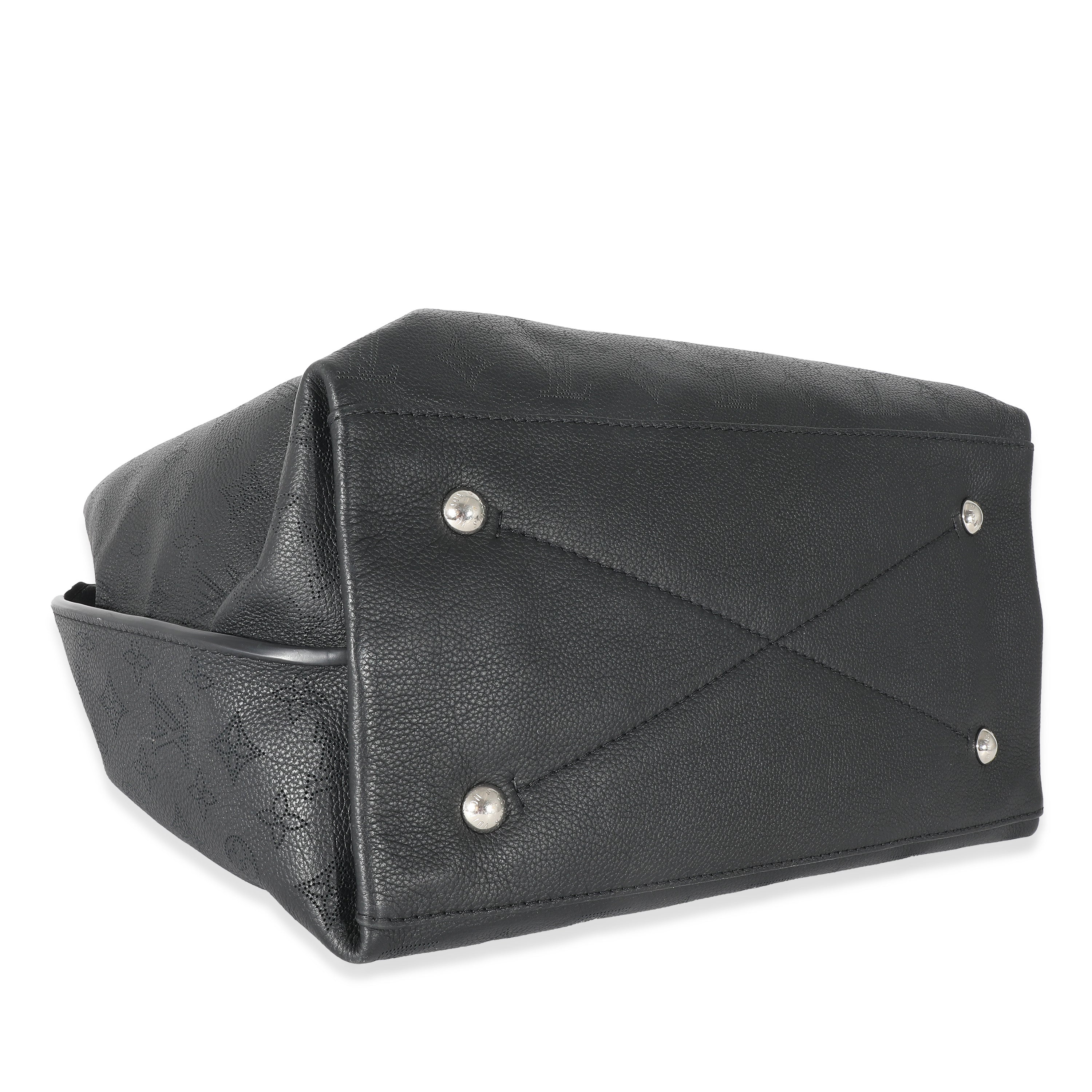 Louis Vuitton Louis Vuitton Black Monogram Mahina Carmel Hobo