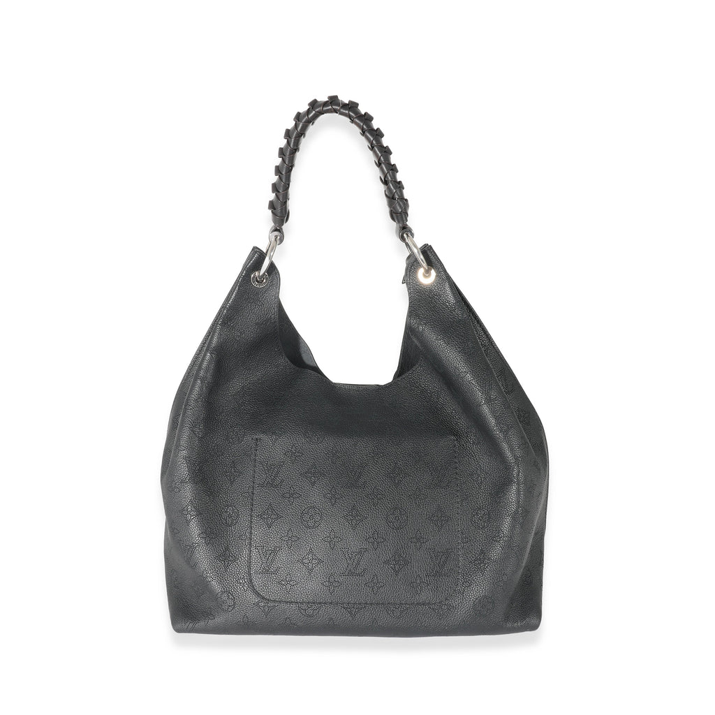 Louis Vuitton Louis Vuitton Black Monogram Mahina Carmel Hobo