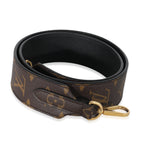 Louis Vuitton Louis Vuitton Black Monogram Canvas Bandouliere Strap