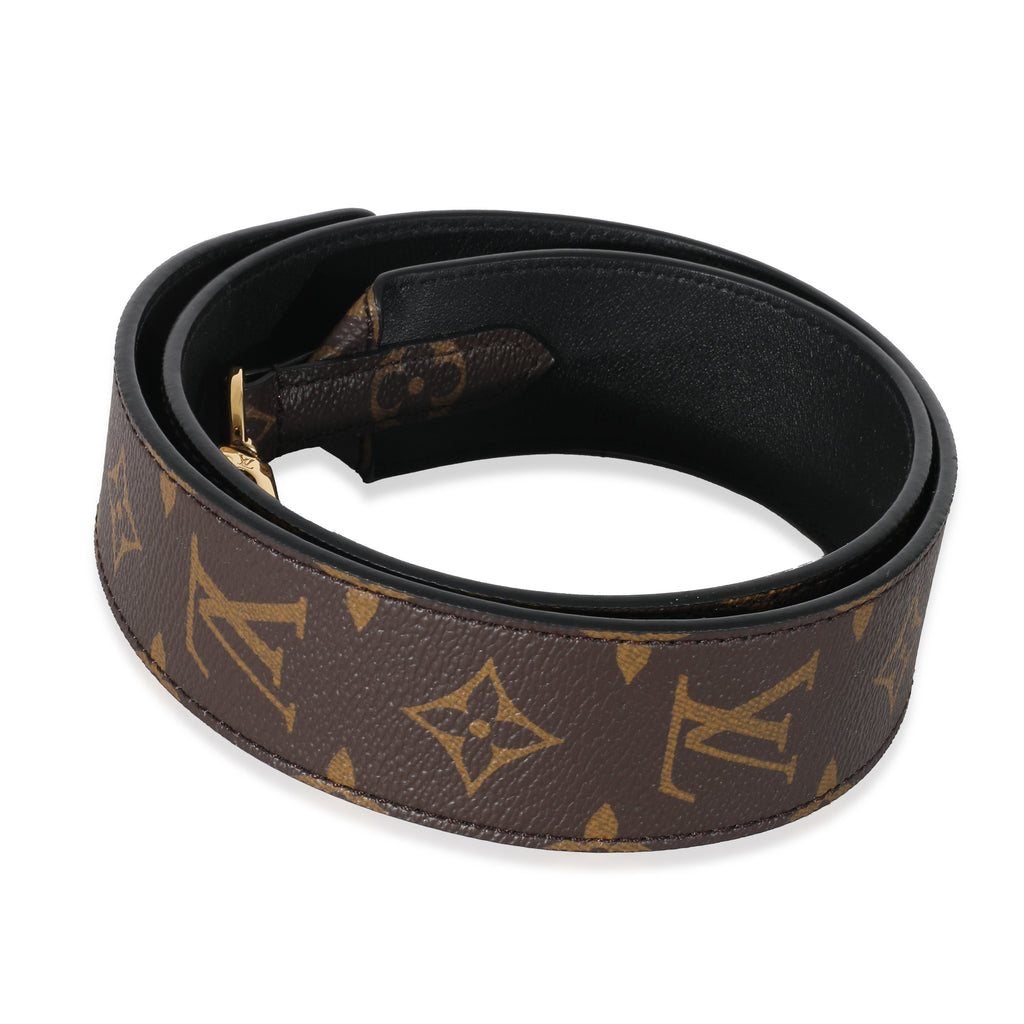 Louis Vuitton Louis Vuitton Black Monogram Canvas Bandouliere Strap