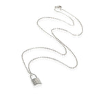Louis Vuitton Lockit Pendant on Chain in Sterling Silver