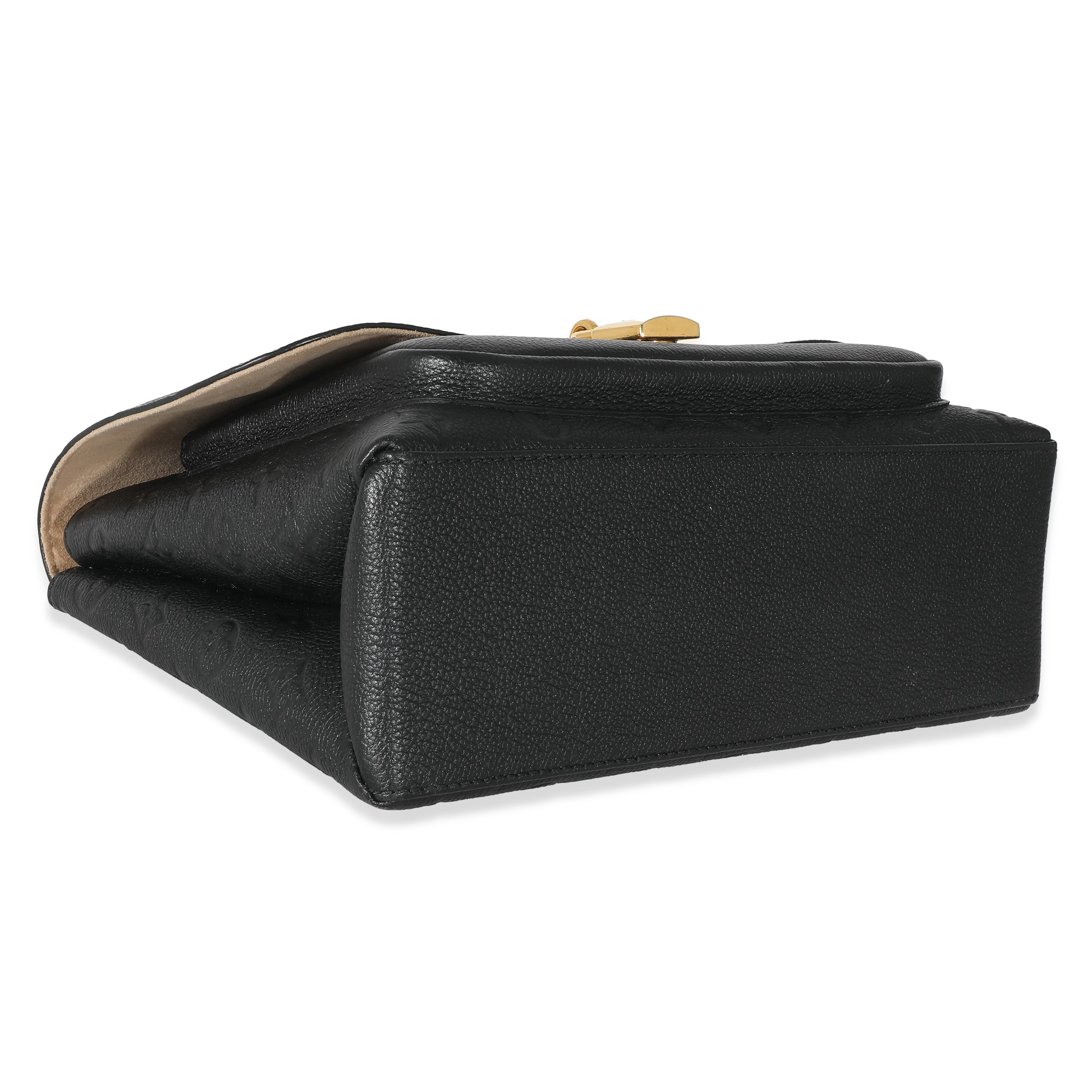 Louis Vuitton Black Monogram Empreinte Leather Marignan