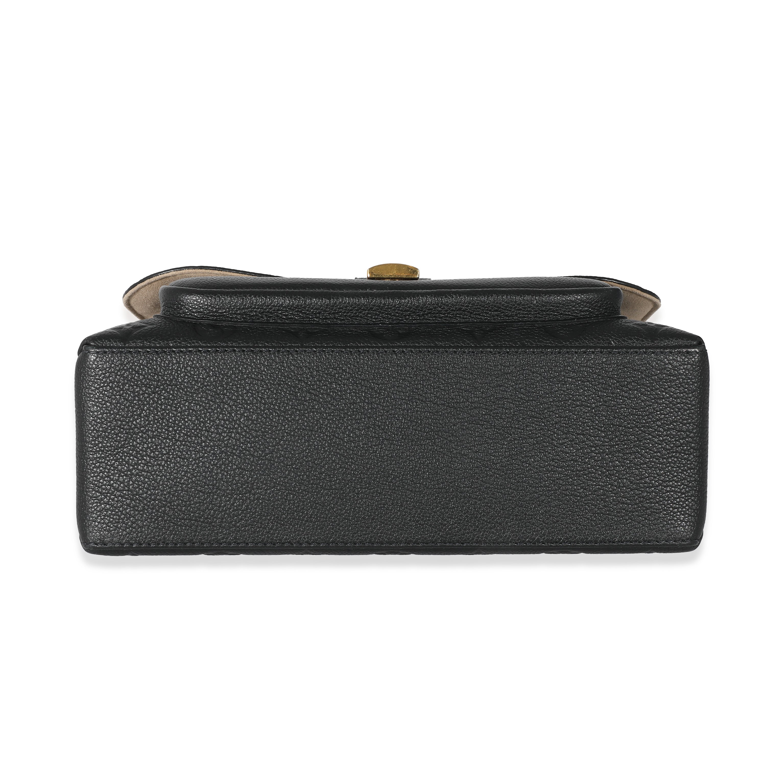 Louis Vuitton Black Monogram Empreinte Leather Marignan