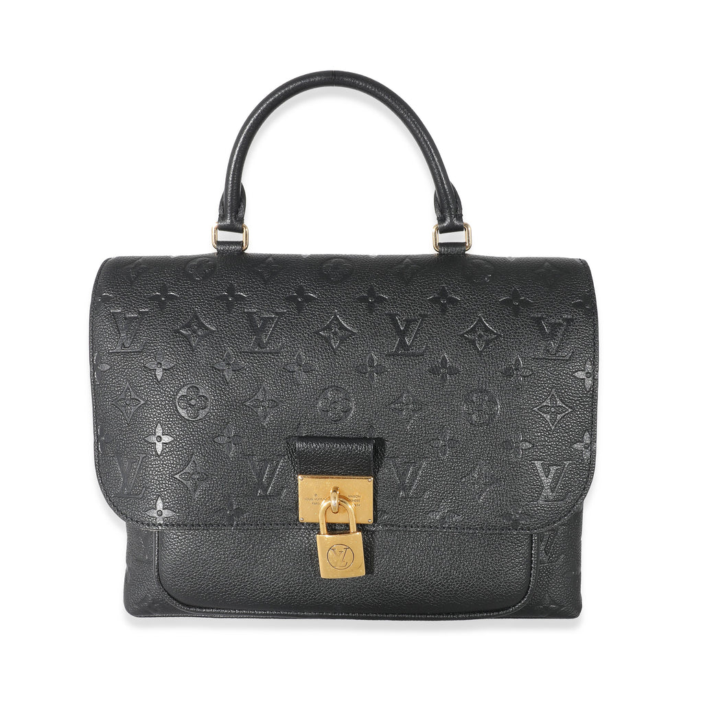 Louis Vuitton Black Monogram Empreinte Leather Marignan