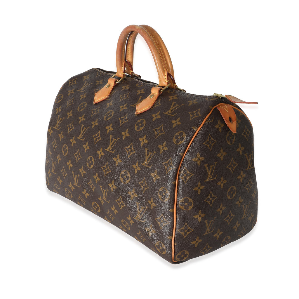 Louis Vuitton Louis Vuitton Monogram Canvas Speedy 35