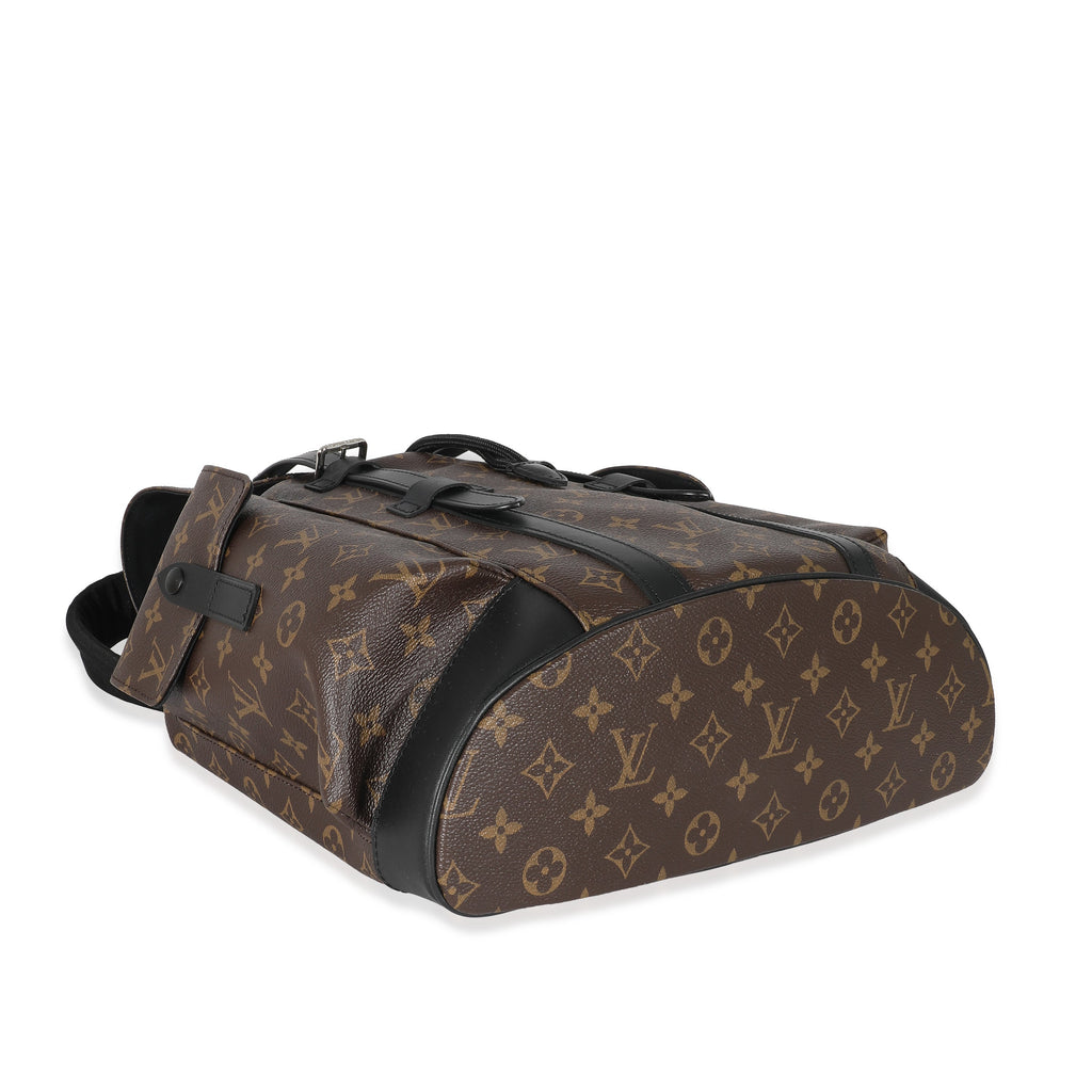 Louis Vuitton Louis Vuitton Monogram Macassar Christopher Backpack PM