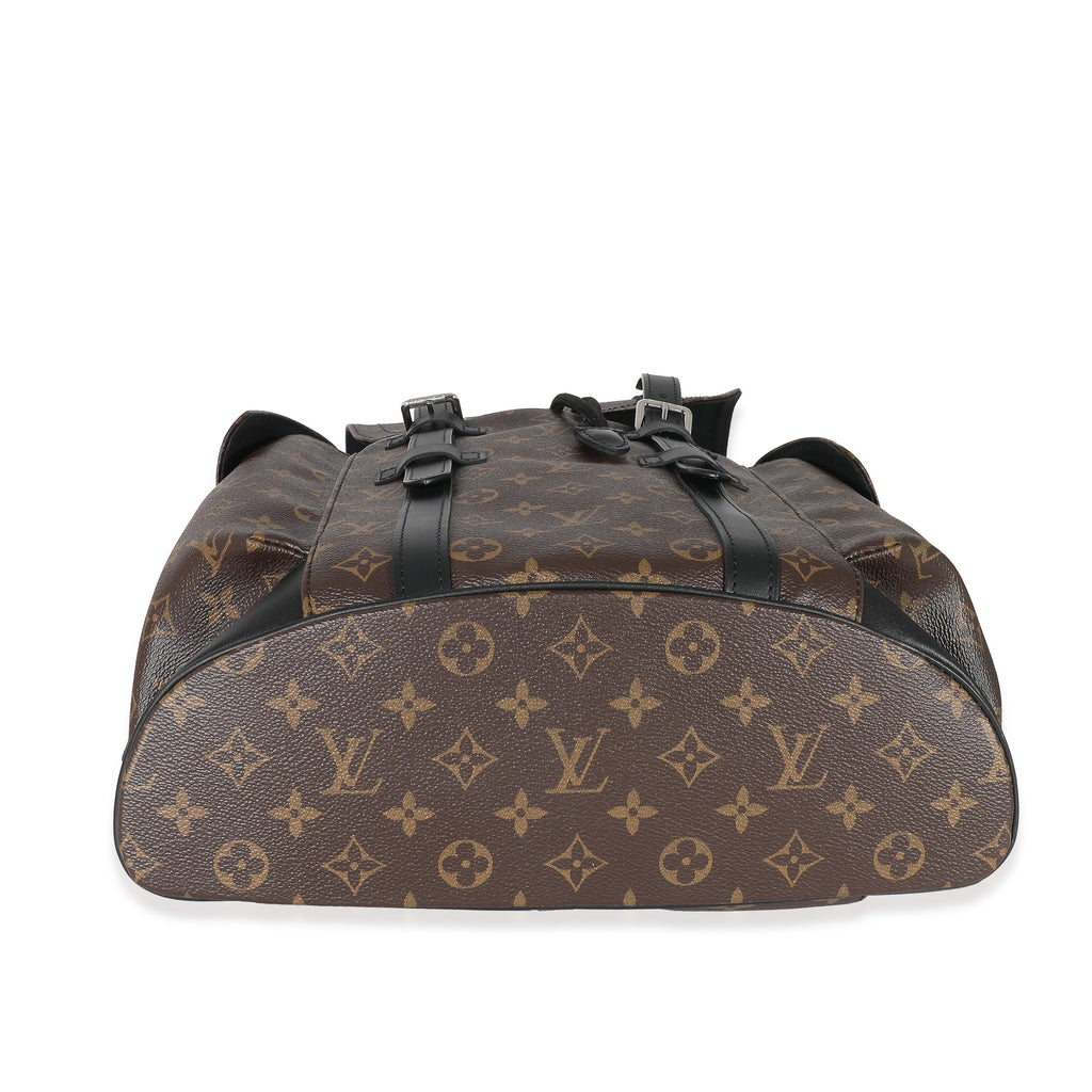 Louis Vuitton Louis Vuitton Monogram Macassar Christopher Backpack PM