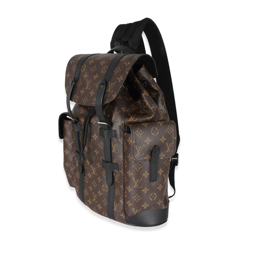 Louis Vuitton Louis Vuitton Monogram Macassar Christopher Backpack PM