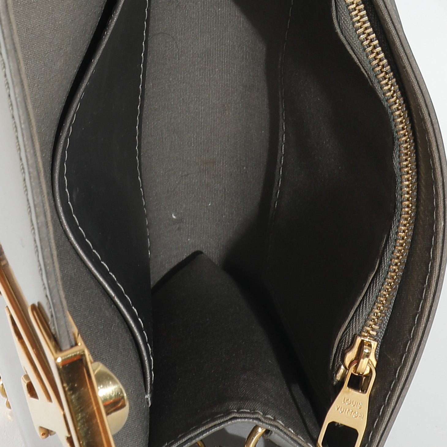 Louis Vuitton Louis Vuitton Silver Leather Louise PM