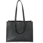 Louis Vuitton Louis Vuitton Black Monogram Empreinte Giant Onthego MM 