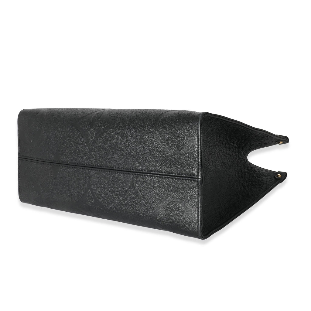 Louis Vuitton Louis Vuitton Black Monogram Empreinte Giant Onthego MM 