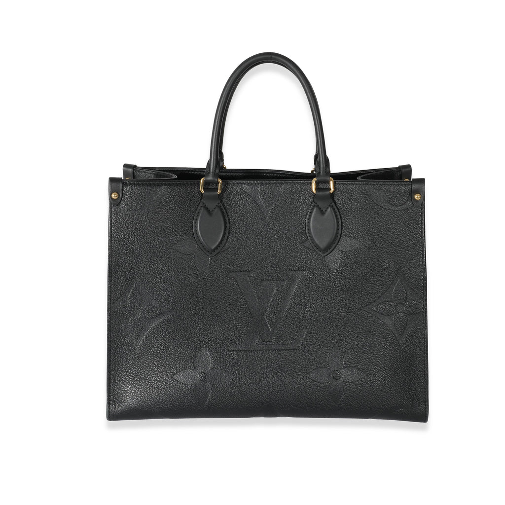 Louis Vuitton Louis Vuitton Black Monogram Empreinte Giant Onthego MM 