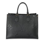 Louis Vuitton Louis Vuitton Black Monogram Empreinte Giant Onthego MM 