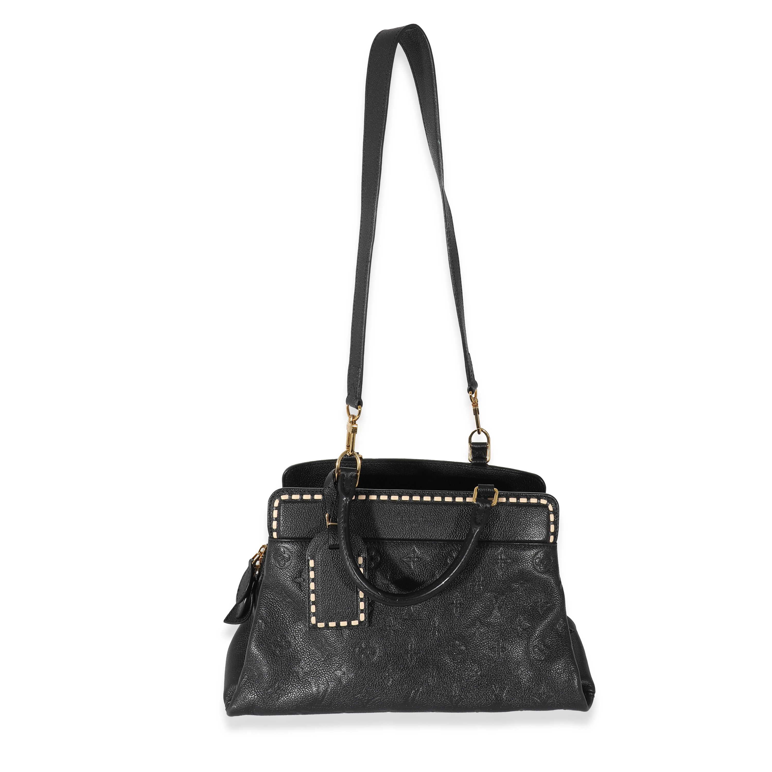 Louis Vuitton Louis Vuitton Black Monogram Empreinte Vosges MM