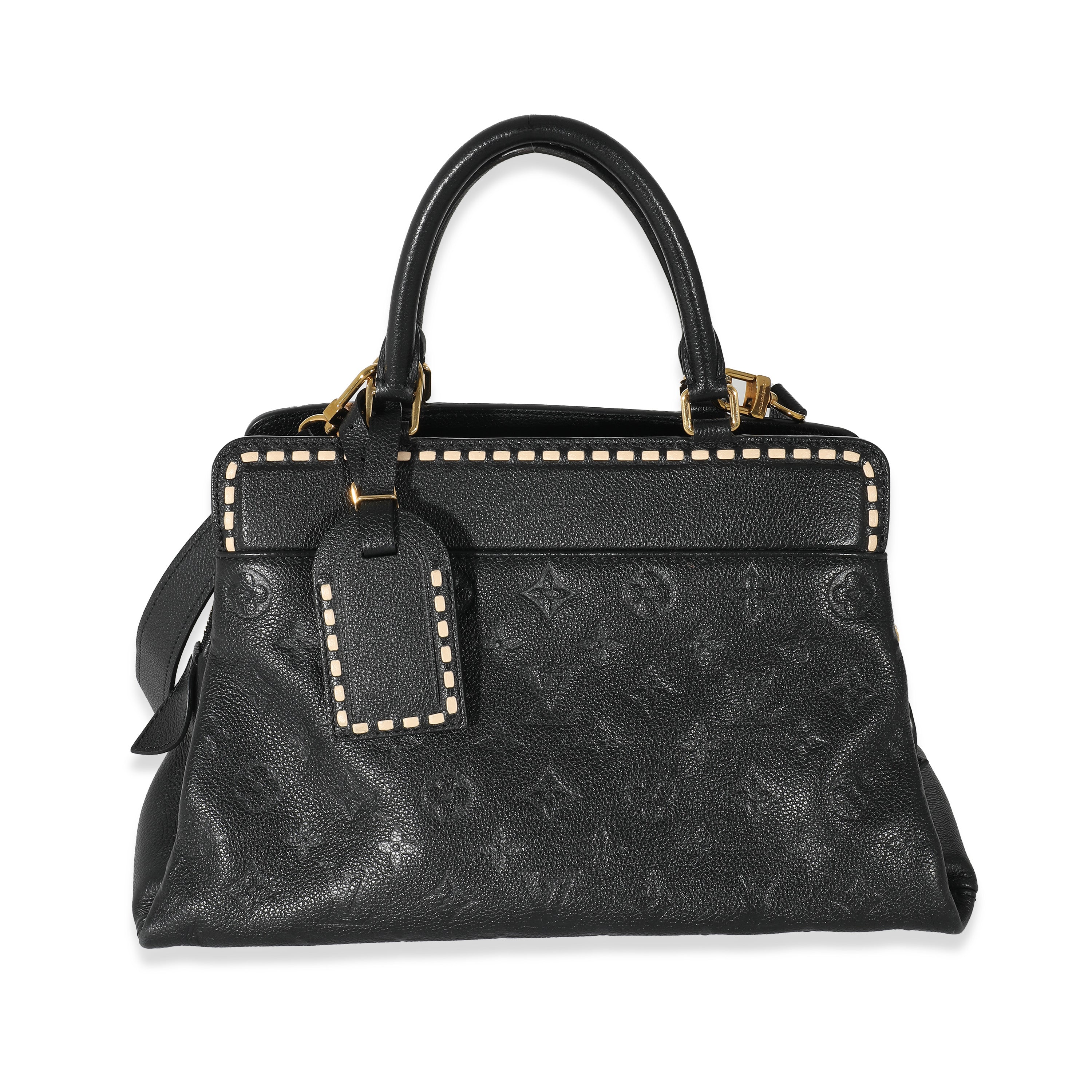 Louis Vuitton Louis Vuitton Black Monogram Empreinte Vosges MM
