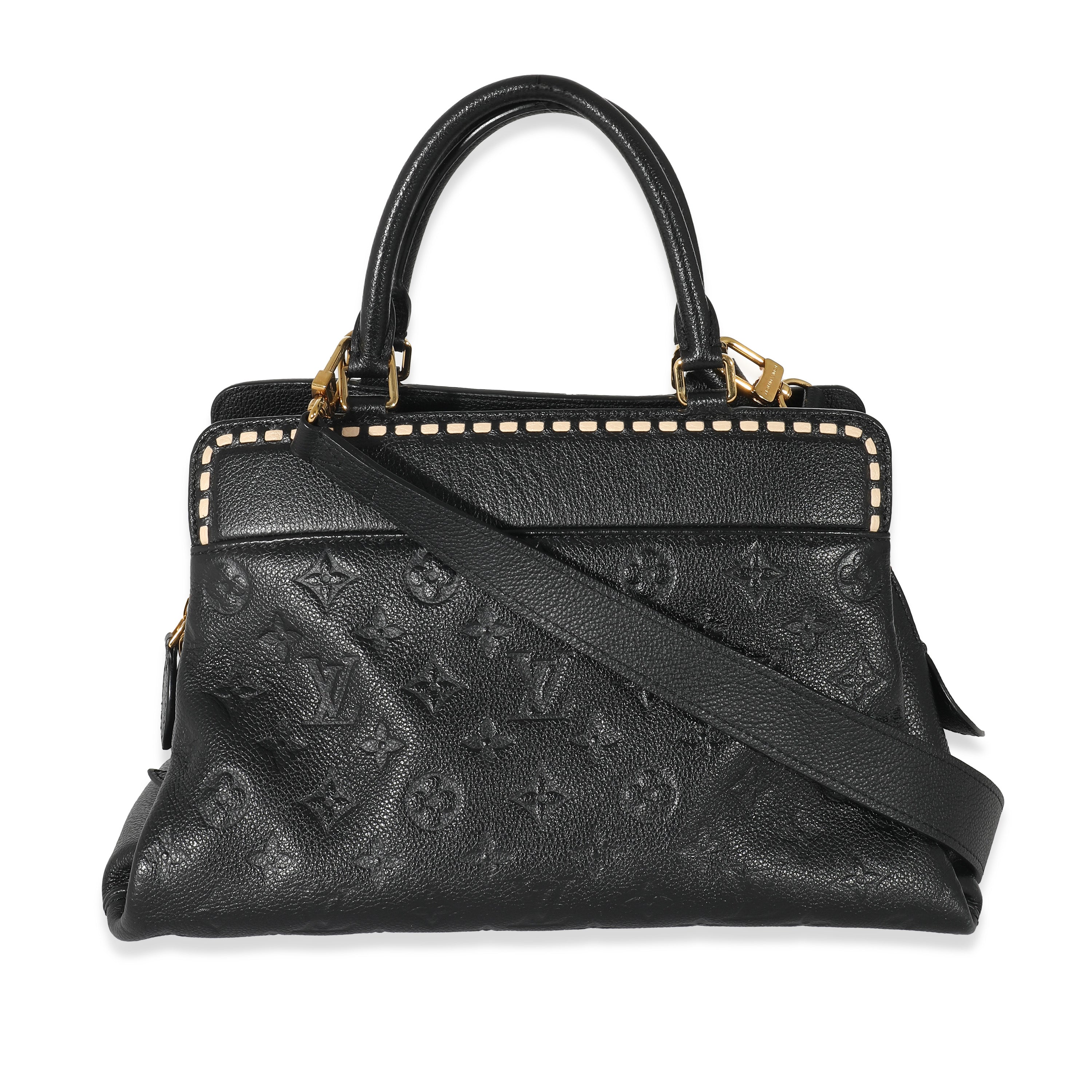 Louis Vuitton Louis Vuitton Black Monogram Empreinte Vosges MM