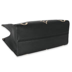 Louis Vuitton Black Beige Monogram Giant Empreinte Onthego MM