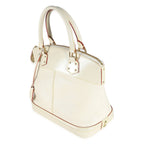 Louis Vuitton Louis Vuitton White Leather Suhali Lockit PM