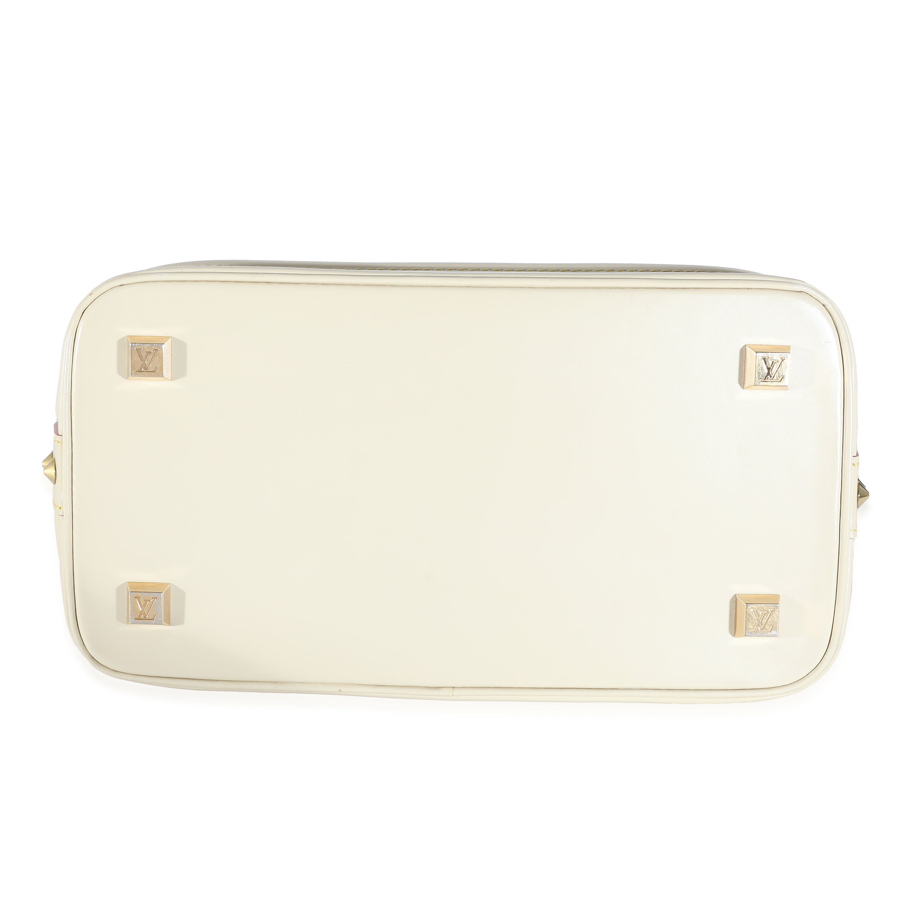 Louis Vuitton Louis Vuitton White Leather Suhali Lockit PM